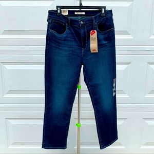 LEVIS HIGH RISE STRAIGHT CROPPED